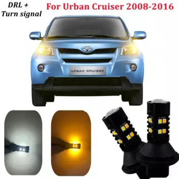 Дневные ходовые огсветильник и Передние Сигналы поворота для Toyota Urban Cruiser XP110 2008-2013 2014 2015 2016 calдина T240 T250 DRL
