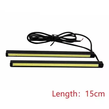 Дневные ходовые светодиодные огни нового дизайна от SUNKIA, 2 модели, автомобильный COB-светильник, 100%, водонепроницаемый, 10 см, 15 см, 20 см, Стайлинг автомобиля