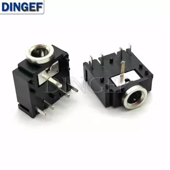 DNIGEF 3.5 мм двухканальный аудиоразъем 5-контактный розовый зеленый синий черный