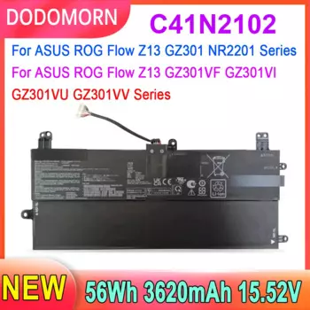 DODOMORN C41N2102 Аккумулятор для ноутбука ASUS ROG Flow Z13 GZ301 NR2201 GZ301VF GZ301VI GZ301VU GZ301VV C41N2102-1 0B200-04100000