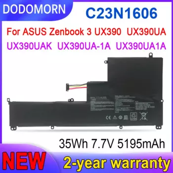 DODOMORN Новый C23N1606 Аккумулятор для ASUS Zenbook 3 UX390 UX390UA UX390UAK UX390UA-1A UX390UA1A C23PQCH серии 7,7 V 35WH