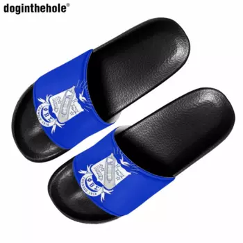 Doginthehole Phi Beta Sigma Sorority 1920 женские домашние тапочки модные новые горячие пляжные сандалии для пар Нескользящие шлепанцы