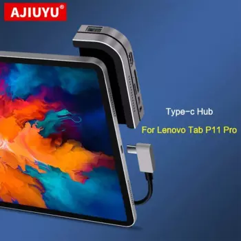 Док-станция AJIUYU USB C для Lenovo Tab P11 Pro, 11,5 дюйма, TB-J706F, USB 3,0, HDMI, 3,5 мм