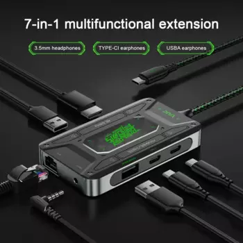 Док-станция для Paiwei DS7 Type-C док-станция к HD преобразователю USB разветвитель универсальный адаптер
