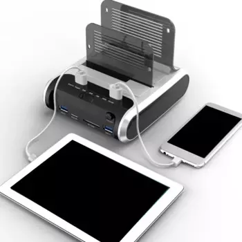 Док-станция для жесткого диска USB3.0 к 2,5/3,5-дюймовый SSD-диск HDD док-станция с 2 отсеками для жесткого диска, клоны,
