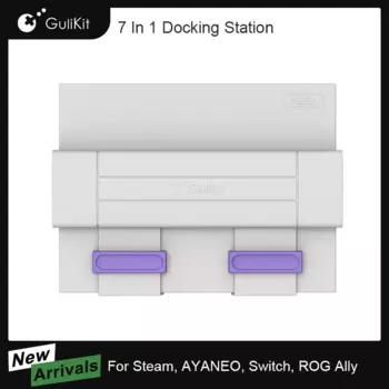 Док-станция Gulikit 7 в 1 SD03, комплект док-станций для Steam Deck Nintendo Switch ASUS ROG Ally AYANEO, аксессуары для игровых консолей