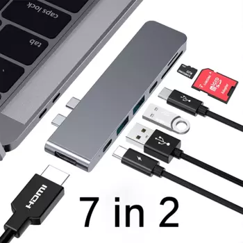Док-станция KSTOP с USB C на HDMI, 4K, 30 Гц, PD100W