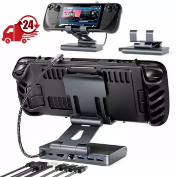 Док-станция Legion Go 6 в 1, HDMI 2,0, 4K @ 60 Гц