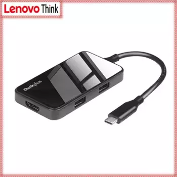 Док-станция Lenovo ThinkPad USB C 4 в 1, совместимая с USB 3,0