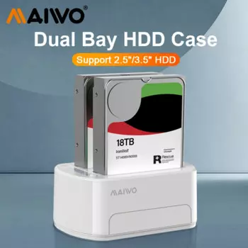 Док-станция MAIWO 2,5/3,5 дюйма для жесткого диска, USB 2,5-SATA