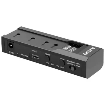 Док-станция MAIWO Dual Bay M.2 Nvme для жестких дисков и SATA типа C, док-станция 3,5 ", копия дубликатора
