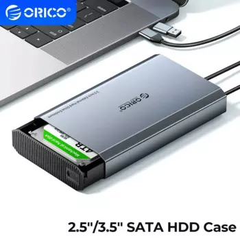 Док-станция ORICO для внешнего жесткого диска, 3,5 дюйма, USB 2,5, Type-C