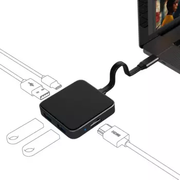 Док-станция с разъемами USB 3,0 и USB Type-C