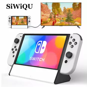 Док-станция SiWiQU для Nintendo Switch, аксессуары для переключателей OLED/Nintendo, портативная док-станция для телевизора с адаптером 4K Type-C 2 USB HDMI