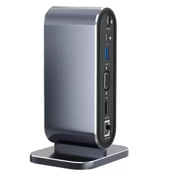 Док-станция USB 3.0 USB C Hub Док-станция для ноутбука Док-станция для дисплея Адаптер USB 3.0 для компьютера Windows Mac