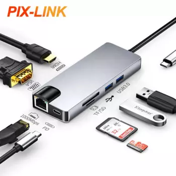 Док-станция usb type-c со стандартом USB 3,0 и pd