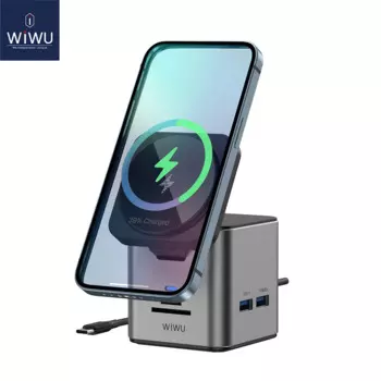 Док-станция WiWU 9 в 1, PD100W, Type C, USB 1000