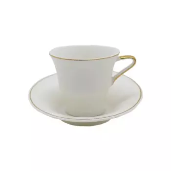 DOLBOVI Acar CLK-010094/12 Porcelain coffee cup Pad 6'l White mug кружка coffee cup cup