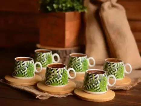 DOLBOVI Bambum BB1316 Seedlings 6 Personality coffee cup Pad mug кружка coffee cup cup