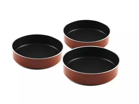 DOLBOVI CROWN GRANT1104 3'L BAKING tray SET-28-30-32CM-TEFLON- tray поднос plateau de service