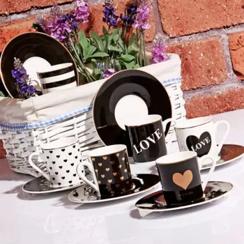 DOLBOVI Kitchen World KLY40 12 Piece coffee cup Pad mug кружка coffee cup cup