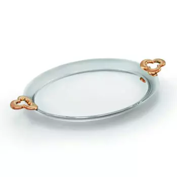DOLBOVI Korkmaz Cintemani Rosa Gold service tray A1781-2 tray поднос plateau de service