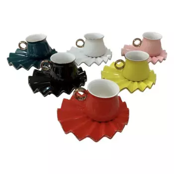 DOLBOVI Mixed Color Porcelain 6'l coffee cup Pad New Model mug кружка coffee cup cup