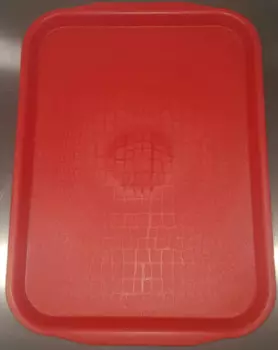 DOLBOVI PATTERNED RED SQUARE tray 5 L tray поднос plateau de service