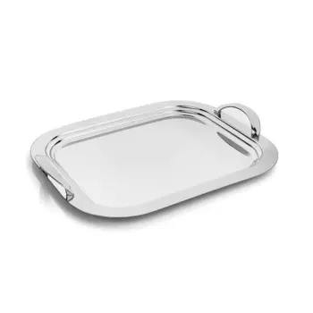 DOLBOVI Schafer Flach Small Size Steel tray 1 Piece Silver tray поднос plateau de service