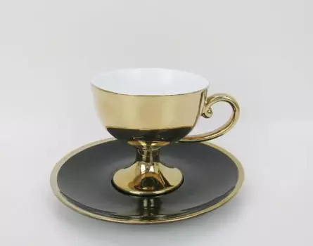 DOLBOVI Symbol Vctora Gold-Black 6 coffee cup Pad mug кружка coffee cup cup