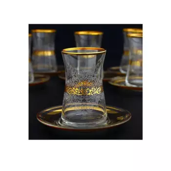 DOLBOVIPaabahe 12 Piece Tea Set-Estel Gold mug кружка coffee cup cup tazas
