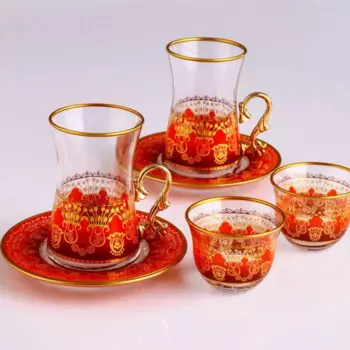 DOLBOVIPaabahe 18 Piece Smeyye Handle Gold Tea Team mug кружка coffee cup cup tazas