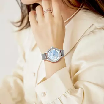 DOM 2022 новые женские часы с лебедем и озером, бесплатная доставка, водонепроницаемые Модные повседневные женские часы с сетчатым ремешком