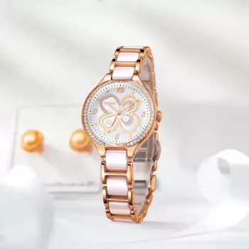 DOM Модные женские наручные часы с бриллиантами керамический ремешок Топ Роскошный бренд платье женские кварцевые часы Женева G-1271G