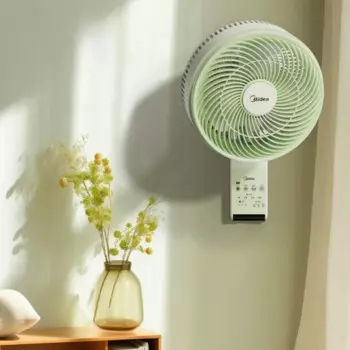 Домашний Настенный Вентилятор Midea 220 В с тремя скоростями, регулируемый циркуляционный вентилятор для ароматерапии, дистанционное управление