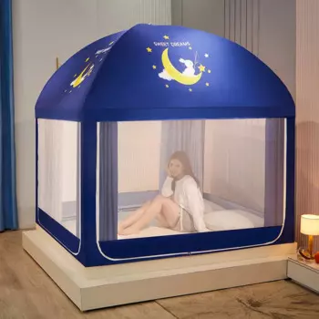 Домашний текстиль Ali, красная Юрта, сидячая кровать, защита от комаров, пыли, затенение на крыше, занавеска на кровать, москитная сетка, полноразмерная рамка для кровати