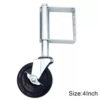 Домашняя ферма, универсальный с тормозом, прочный амортизирующий ролик для ворот, дверное колесо, многофункциональное пружинное поворотное сверхмощное для рельсов