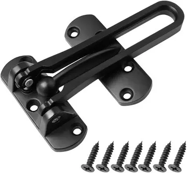 Домашняя противоугонная дверная пряжка для спальни, детской комнаты, дверной замок из нержавеющей стали, защитная цепь для отеля, антиблокировочная пряжка, страховой дверной болт