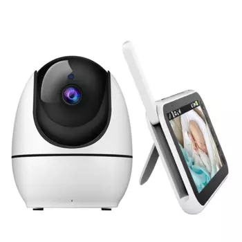 Домашняя умная Wifi детская камера с экраном wifi PTZ радионяня