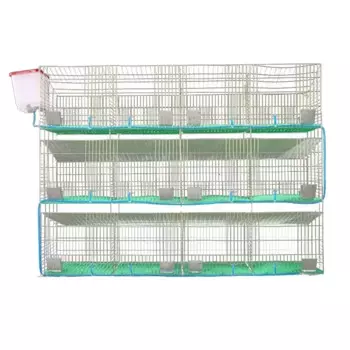 Домик для разведения кроликов, прикрепленный гнездо, коробка для кроликов, популярный продукт, 2023 г., в наличии, 40 клетки для кроликов, Филиппинская металлическая трубка, 1 комплект