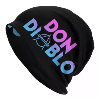 Don Diablo теплая вязаная шапка в стиле хип-хоп, осенне-зимняя уличная шапка, шапки для взрослых унисекс