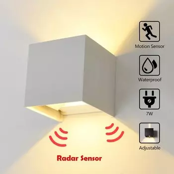 DONWEI Уличный светодиодный светильник с датчиком движения 6Вт/12Вт IP65