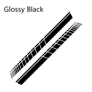 Doordash 2 шт. модные наклейки на боковую юбку автомобиля длинная полоса автонастройка Универсальный укрытие царапины виниловая пленка оберточные наклейки