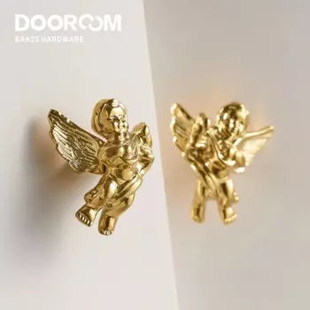 Ручки для шкафов Dooroom латунные золотые