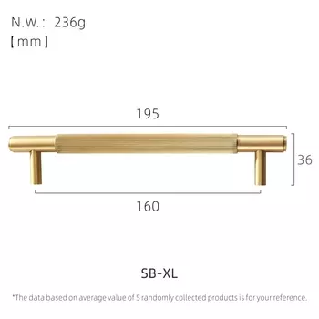 Dooroom латунные ручки для мебели серые