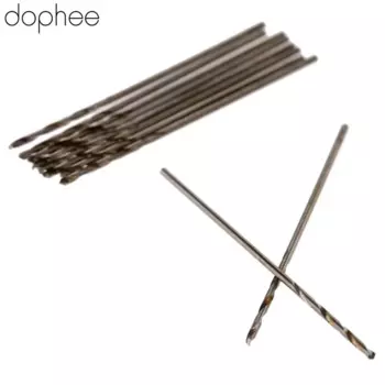 Dophee 10 шт. спиральные сверла 0,6 мм HSS для дерева