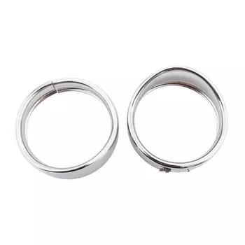 Дополнительная противотуманная фара для мотоцикла 4,5 дюйма, обшивка кольцевой ободка, козырек для Harley Davidson Road King Street Electra Glide