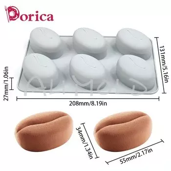 Dorica силиконовая форма для кофейных зерен