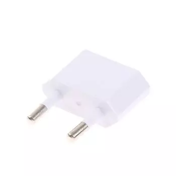 Дорожный адаптер ZLinKJ 2-контактный белый/черный