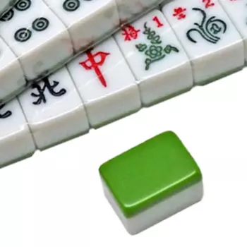 Дорожный маджонг 144 плитка маджонг настольная игра легкая для семейной игры Желтая